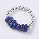 Natural Lapis Lazuli Jewelry Sets SJEW-JS00945-03-4