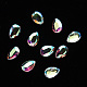 Кабошоны из прозрачного стекла в форме капли MRMJ-T009-116B-1