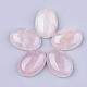Natural rosa de cabuchones de cuarzo G-S349-25A-07-1