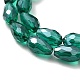 Electroplate Glass Beads Strands X-EGLA-R008-15x10mm-2-4