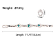 Bracelets en alliage BJEW-Q695-28MS-NR-5