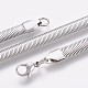 304 Stainless Steel Herringbone Chain Bracelets BJEW-P235-20P-3