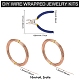 Kit di gioielli avvolti in filo fai da te DIY-BC0011-81C-03-2