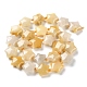 Chapelets de perles jaunes en aventurine naturelle G-NH0005-008-3