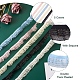 Cheriswelry 25 Yards 5 Colors Double Tiers Pleated Chiffon Polyester Ribbons ORIB-CW0001-01-5