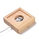 Square Solid Wood Base for Crystal Stones JX333B-3