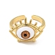 Акриловое кольцо-манжета с конским глазом RJEW-B042-04G-04-2