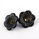 Perles acryliques de placage de fleurs X-PACR-Q102-73B-1
