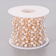 Cadenas de cuentas de perlas de imitación de plástico abs hechas a mano CHC-S012-050-2