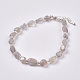 Braguilles en perles de labradorite naturelles BJEW-F405-A06-2