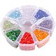 PandaHall Elite 1 Small Box Two Cut Glass Seed Beads SEED-PH0008-04-2