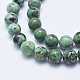 Brins de perles turquoises africaines naturelles (jaspe) G-E444-47-10mm-3