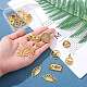 20Pcs 10 Style 201 Stainless Steel Laser Cut Charms STAS-SZ0002-67G-3