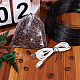 Pandahall 200 ярд / рулон садовые скрученные стяжки 1 мм тренировочный провод черный металлический скрученный кабель шнур стяжки многоразовое крепление для вечеринок мешки для конфет мешки для мусора MW-PH0001-01B-7