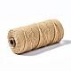 コットン糸  マクラメコード  装飾的な糸のスレッド  DIYの工芸品について  ギフトラッピングとジュエリー作り  ナバホホワイト  3mm  約109.36ヤード（100m）/ロール OCOR-WH0032-44A-23-2