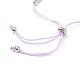 Bracelets coulissants en perles de pierre mélangées naturelles pour hommes femmes BJEW-JB08717-6