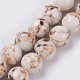 Chapelets de perles de coquillage de mer et turquoise synthétique G-G758-08-10mm-1