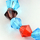 Perles en verre toupie mixtes X-GLAA-S050-6mm-3