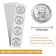 Adesivo personalizzato con immagine in rilievo in lamina d'argento DIY-WH0336-003-2