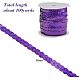 PandaHall Elite about 100 Yards/Roll Flat Round Purple AB-Color Plastic Paillette Beads Sequin Beads Roll Ornament Accessories For Decoration PVC-PH0001-14C-2