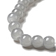 Imitation Jade Glass Beads Strands DGLA-S076-6mm-30-3
