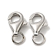 Rhodium Plated 925 Sterling Silver Lobster Claw Clasps STER-K167-074C-P-1
