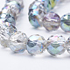 Chapelets de perles en verre électrolytique  EGLA-Q092-8mm-B01-3