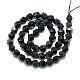 Brins de perles d'onyx noir naturel G-S149-02-6mm-2