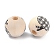 Autumn Theme Natural Wooden Beads WOOD-O005-03A-2