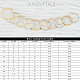 UNICRAFTALE 10Pcs 5 Sizes 2 Colors Plain Band Rings 201 Stainless Steel Rings 14.8~18mm Inner Diameter Rings for Women Men RJEW-UN0001-09-4