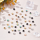 DICOSMETIC 50Pcs 5 Colors Stainless Steel Cube Beads Large Hole Loose Spacer Beads Square Slide Beads for Bracelet Necklace Jewelry Making STAS-DC0004-96-3