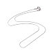 304 collar de cadena serpentina de acero inoxidable para hombres y mujeres NJEW-G076-01B-P-2