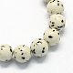 Chapelets de perles de pierres précieuses synthétiques G-R271-8mm-Y29-1