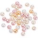 À peine mix rose perles perles de verre nacrées HY-PH0006-8mm-01-2