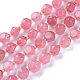 Natural Strawberry Quartz Beads Strands G-A030-B11-10mm-1