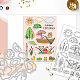 Globleland kits de fabrication de scrapbooking sur le thème des vacances bricolage DIY-GL0003-84-6