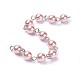 Handgemachte Perlenketten aus gefärbten Glasperlen AJEW-JB00487-04-2