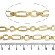 Цепи с овальными звеньями из латуни CHC-G023-02G-2