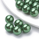Perles d'imitation en plastique écologique MACR-S277-6mm-C-2