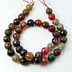 Natural Crackle Agate Beads Strands G-A063-14mm-3-2