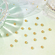 Dicosmétique 100 pièce de perles d'espacement en filigrane de laiton KK-DC0001-24-5