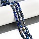 Natürlicher Lapislazuli Perlenstränge&nbsp;G-P497-01B-14-2