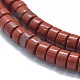 Rosso naturale perline di diaspro fili G-F631-A10-3