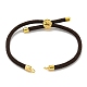 Braccialetti con corde di nylon adatti per ciondoli per connettori AJEW-P116-01G-15-2