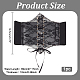 Cinture di corsetto elastiche larghe in tessuto AJEW-WH0505-62B-2