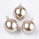 Eco-Friendly ABS Plastic Imitation Pearl Beads MACR-S367-B-04-1