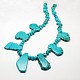 Nuggets Natural Howlite Beads Strands G-N0131-14-1