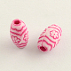 Perles en acrylique de style artisanal MACR-Q157-M06-2