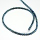 Electroplate Non-magnetic Synthetic Hematite Beads Strands G-I095-04-2