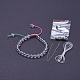 Nylon réglable bracelets cordon tressé BJEW-JB04211-1